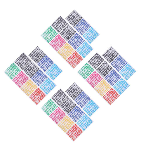 40Feuilles Alphabet Stickers Pour Décorations Créatives DIY Colorés 2