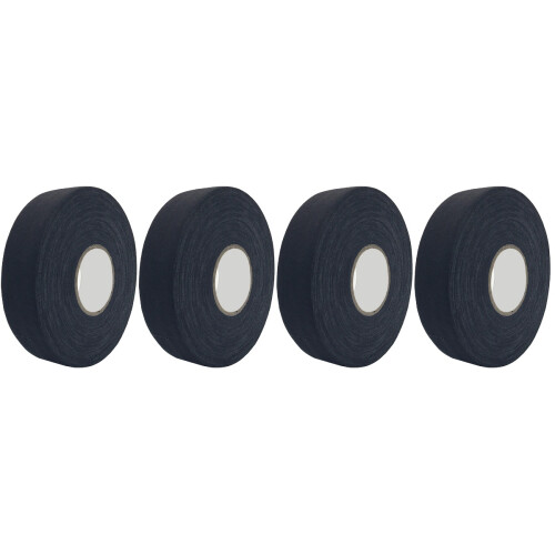 4Rouleaux Bande De Protection Hockey Polyester Noir 2