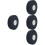 4Rouleaux Bande De Protection Hockey Polyester Noir 5