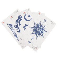 4Sheets Tribal Style Temporary Tattoos Multi Color Body Face Stickers