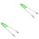 2Pièces Pince Nettoyage Extérieur Vert Confortable Résistante 2