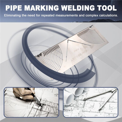 Angle & Arc Marking Tool Square Steel Folding Square Pipe Right Angle Arc Portable Tool Pipe Marking Welding Tool 2