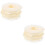 2Rouleaux Ruban Dentelle Beige Pour Couture Décoration 5