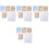 12Feuilles Autocollants Numérotation Rangement Couleurs 2