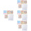 12Feuilles Autocollants Numérotation Rangement Couleurs 5