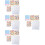12Feuilles Autocollants Numérotation Rangement Couleurs 6