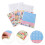 12Feuilles Autocollants Numérotation Rangement Couleurs 10