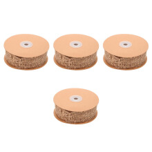 4Rouleaux Ruban Décoratif En Tissu Pour DIY Couture