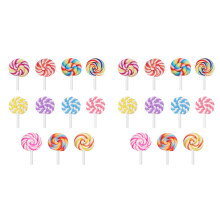 2Pièces Ornements Sucettes Multicolores Pour Enfants