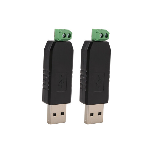 Μετατροπέας διεπαφής USB σε RS485, σετ 2 τεμαχίων, προσαρμογέας σειριακής σύνδε