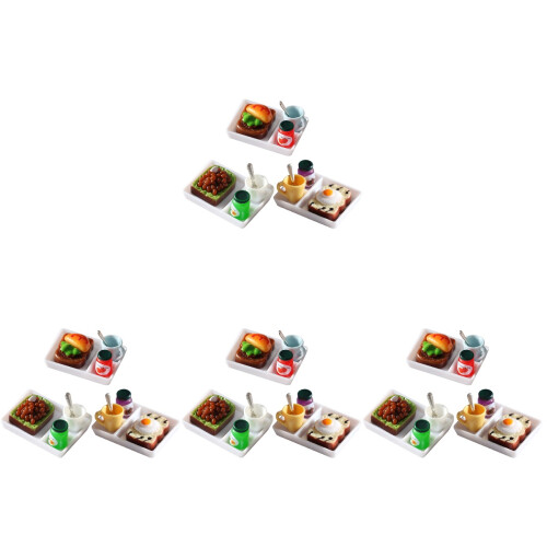 12Ensembles Miniatures Aliments Jouet Déco Assortis Résistants