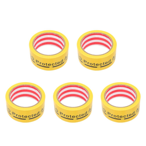 5Rouleaux Ruban Autocollant Avertissement Industriel