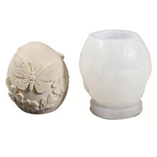 User Friendly Silicone Easter Eggs Ornament-relief butterfly