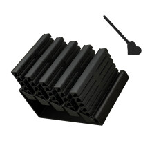 Practical Clear Organizers For Easy Access To Your Daily-Black