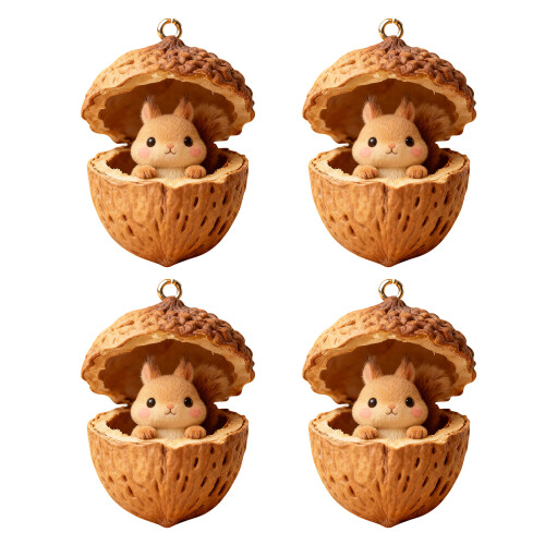 4 Stück Weihnachtsbaumschmuck, bruchsicherer-5