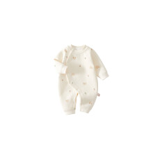 Baby Jumpsuit Boy Girl Romper 3 Layers-pink lamb 0 to 3 months