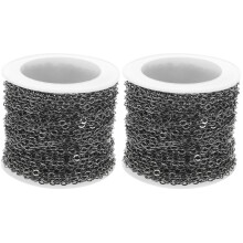 2Rouleaux Cuir Cuivre DIY Collier Bracelet Noir Décoration Mode