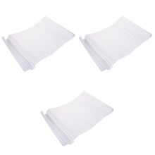 3Rouleaux Vinyl PVC Gris Avec Grille Pour DIY Déco