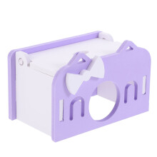 1Abri Hamster Violet PVC Pour Jeu Pet