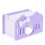 1Abri Hamster Violet PVC Pour Jeu Pet 1