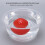 Schwimmender Golfball Rot 332-Loch Training 3