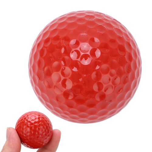 Schwimmender Übungsball Golf Rot Kunstharz 1