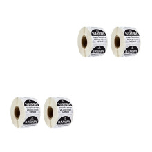 4Rouleaux Autocollants Etiquettes Scellables Multicolores Pour Cadeaux