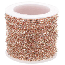 1Rouleau Cuivre Rose DIY Bijou Revers Polyvalent Décoration Sac