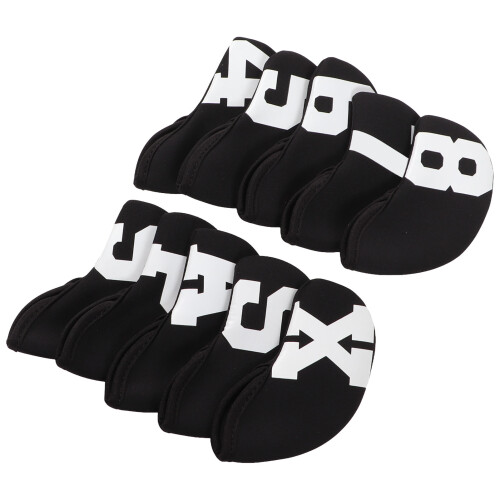 Numbered Iron Headcovers 10-Piece Set