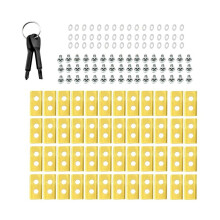 48PCS Replacement Blades for Luba & Yuka All Series Replacement Robotic Lawnmower Blades with Screwdrivers A