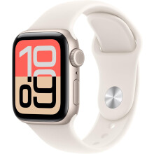Apple Watch SE 3 GPS + Cellular 40mm  with Starlight Alu Case with Starlight Sport Band S/M. Heart Rate Monitor, Always-On Display, Water Resistant
