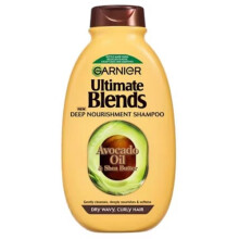 3 x Garnier Ultimate Blends Avocado Oil & Shea Butter Shampoo 300ml