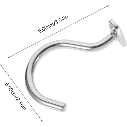2 Sets Snooker Table Cue Hook Holder Pool Table Rack Hook Chrome Rest Hook for Snooker Accessories 1