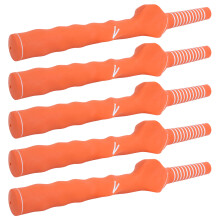 5PCS Training Golf Hand Grip Rubber Orange