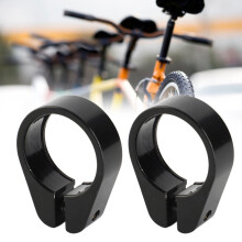 35mm Mountain Bike Seat Clamp, Aluminium 2pk