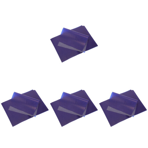 200Feuilles Papier Graphite Transfert Bleu Pour Art Bricolage