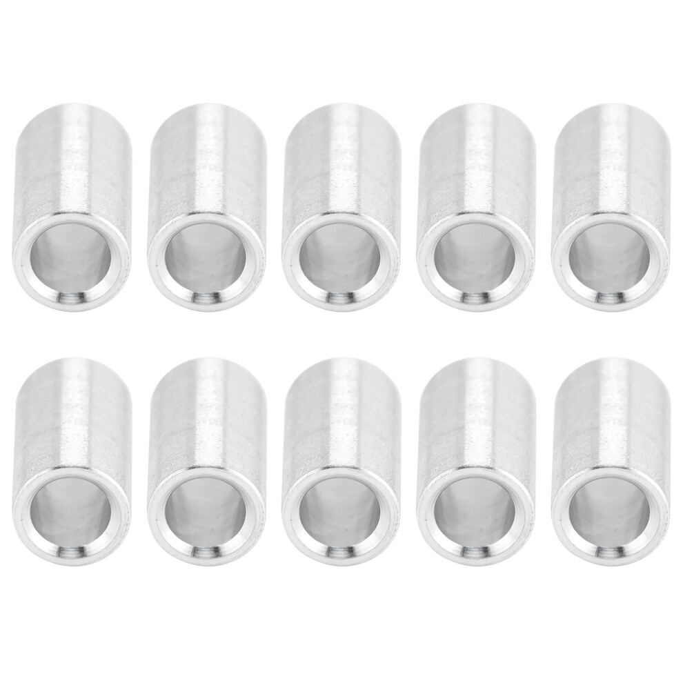 10 Aluminium Alloy Spacers Round 6mm x 12mm
