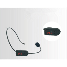 1Wireless Microphone Loudspeaker Black Multi-Channel Voice Amplifier