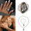Pack de 2 accessoires gothiques pour collier et chaîne avec-2 2