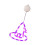 Halloween Themed Window Ornament Plastic Hanging Decoration-D 1