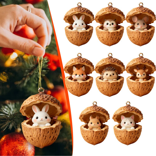 4 Stück Weihnachtsbaumschmuck, bruchsicherer-5 2