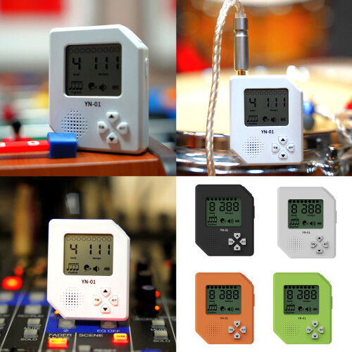 Métronome numérique Compact réglable 30 250 BPM avec coque-Noir 2