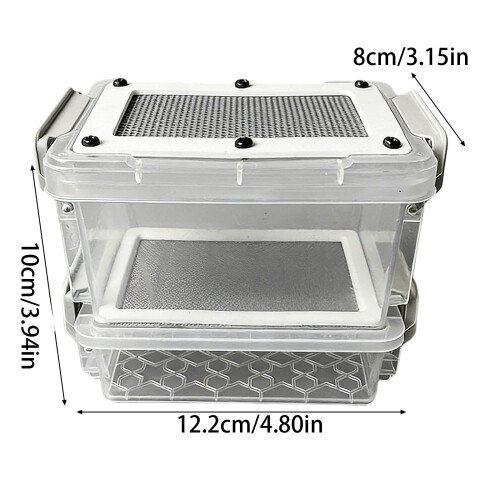 Professional Mealworm Breeding Container With- A fine mesh 1