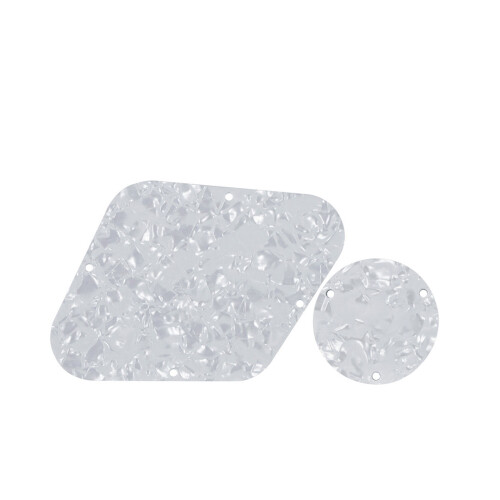 Pickguards pour guitare électrique haute-perle blanche