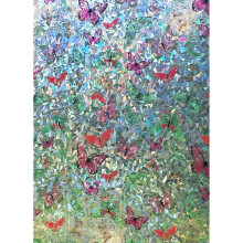 Regenboog Bloemen Statische Raamkleef Geen Lijm Decoratieve-7