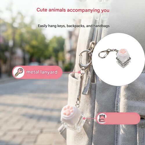 Adorable Puss Foot Keycap Switches Testing Tool For-C 2