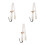 3Pcs Plush Dog Guitar Straps Adjustable Soft Multicolor Shoulder Belt 1