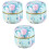 3Pcs Multi-Purpose Tinplate Round Candy and Tea Leaf Storage Jars 1