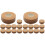 20Rouleaux Extensions Cils Adhésif Marron Délicate 1