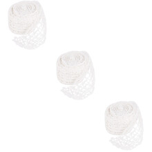 3Rolls White Elastic Meat Netting for Sausage Casings and Roasting